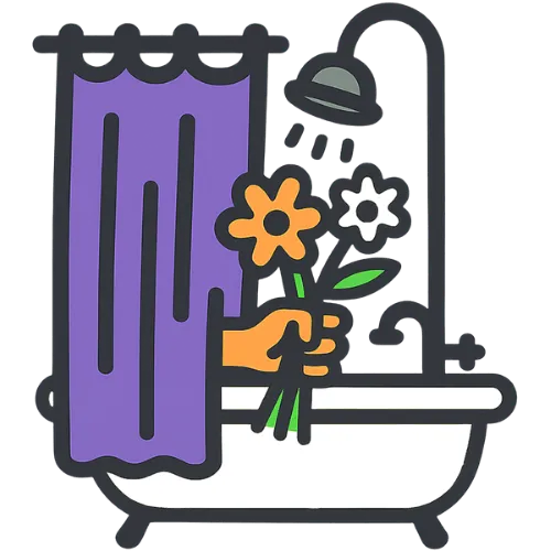 The Drain Florist logo