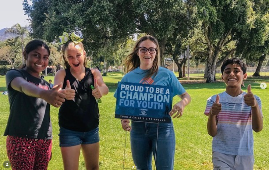 Natalie at Boys & Girls Club of the Foothills, 2018