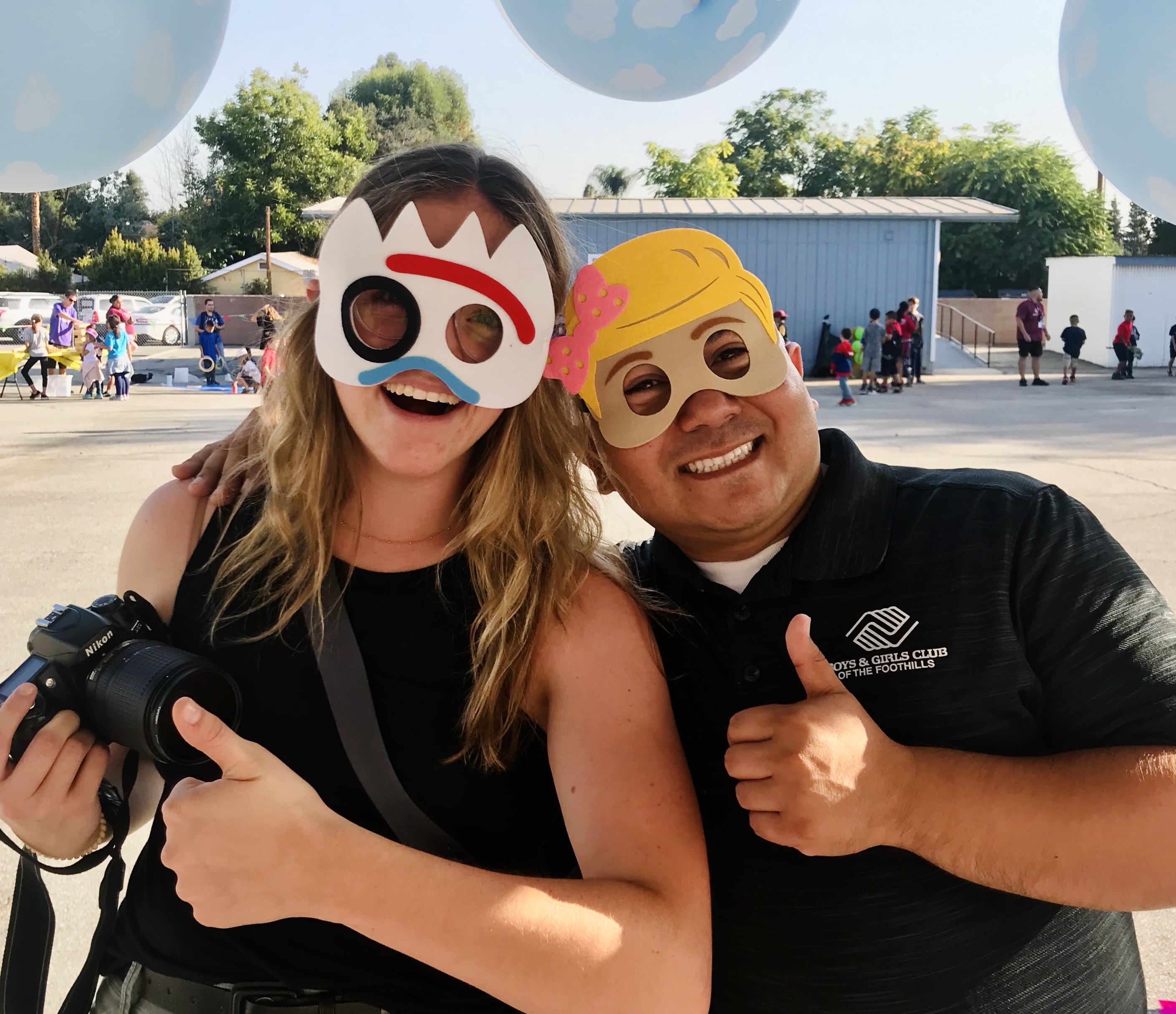 Natalie at Boys & Girls Club of the Foothills event