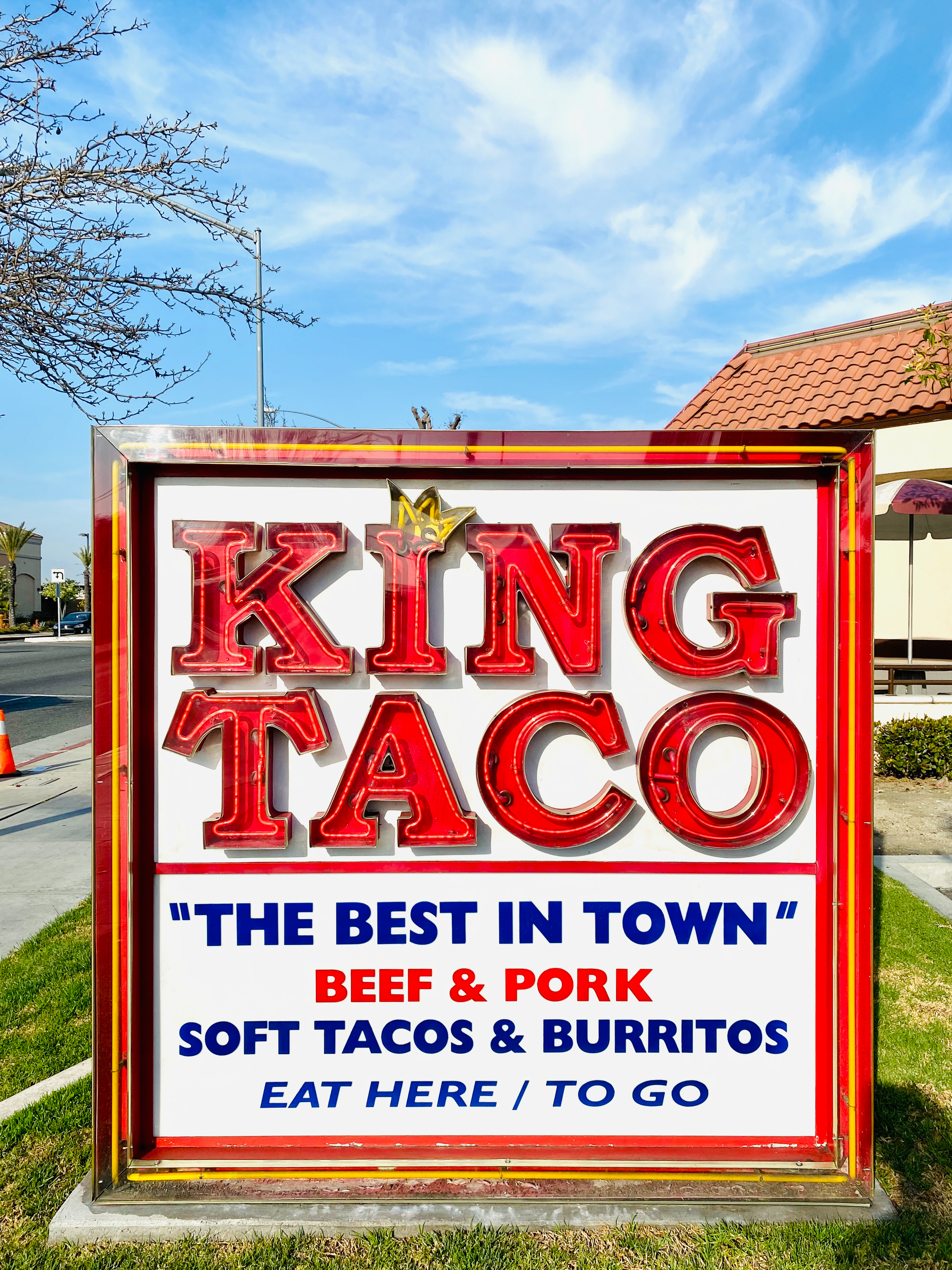 King Taco Pico Rivera sign