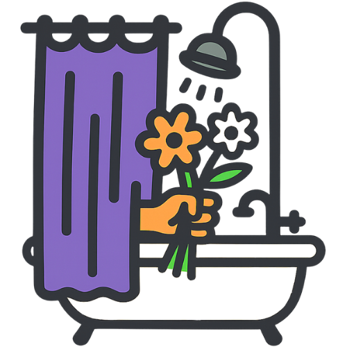 The Drain Florist logo